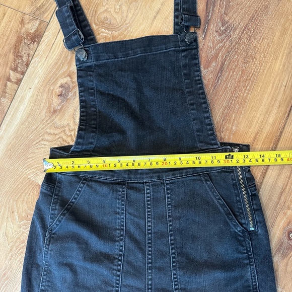 Madewell XS sz 24p Black Overalls Lunar Wash - Picture 3 of 5